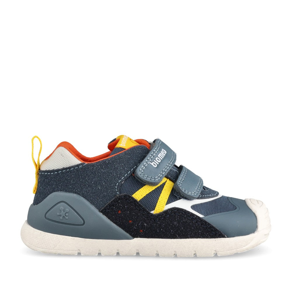 Boys 262122-b556 Double Velcro Shoe In Petrol