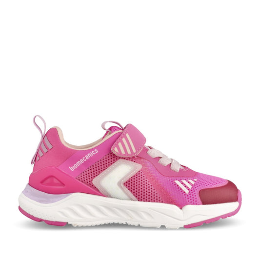 Girls 262274-b146 Velcro Trainer In Fuchsia