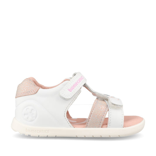 Girls 262162-b050 Velcro Sandal In White