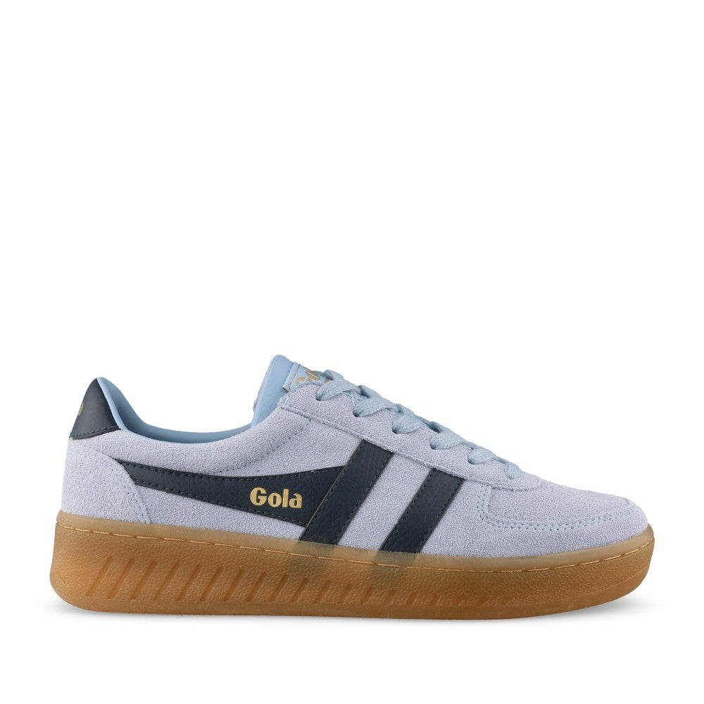 Ladies Granslam Cla589 Laced Trainer In Sky Blue