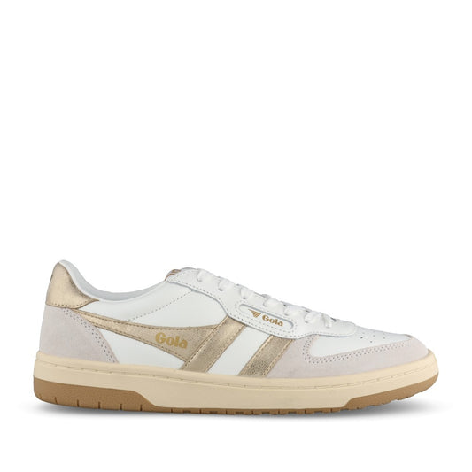 Ladies Hawk Clb336 Laced Trainer In White Multi