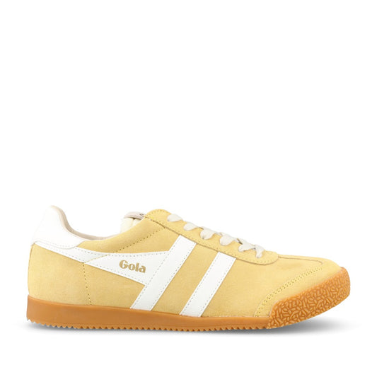 Ladies Elan Clb538 Laced Trainer In Yellow