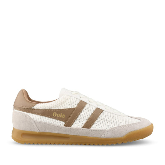 Ladies Tornado Clb768 Laced Trainer In Off White