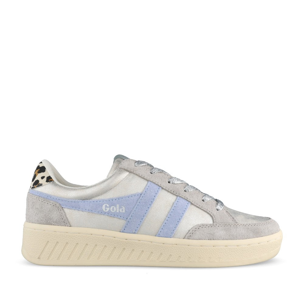 Ladies Superslam Clb773 Laced Trainer In Silver