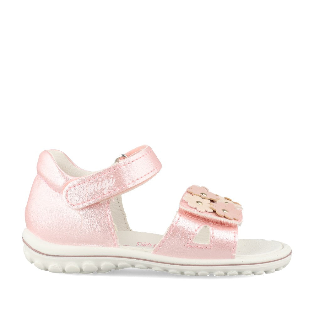 Girls 13643 Velcro Sandal In Pink