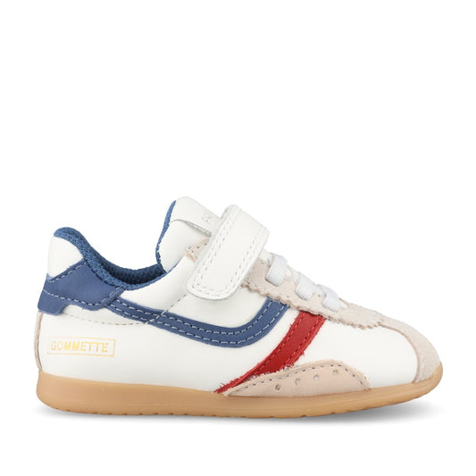 Boys 14090 Velcro Trainer In White