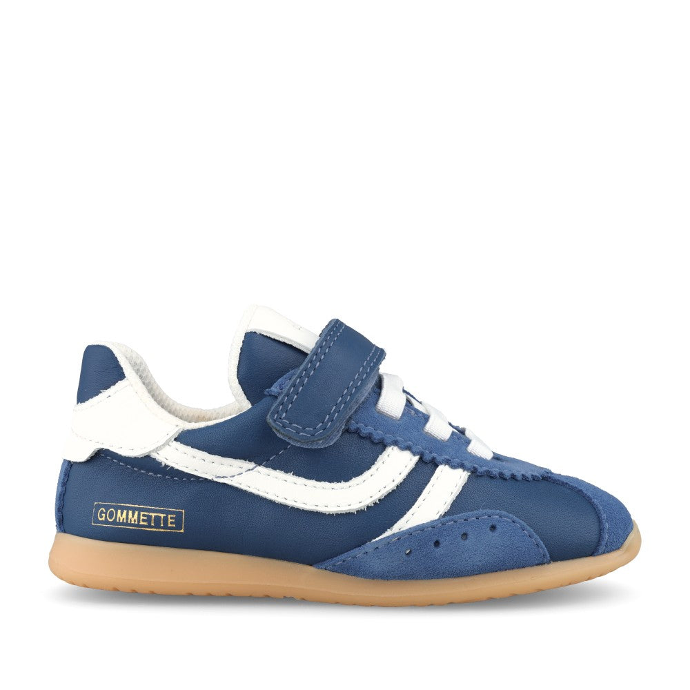 Boys 14090 Velcro Trainer In Blue