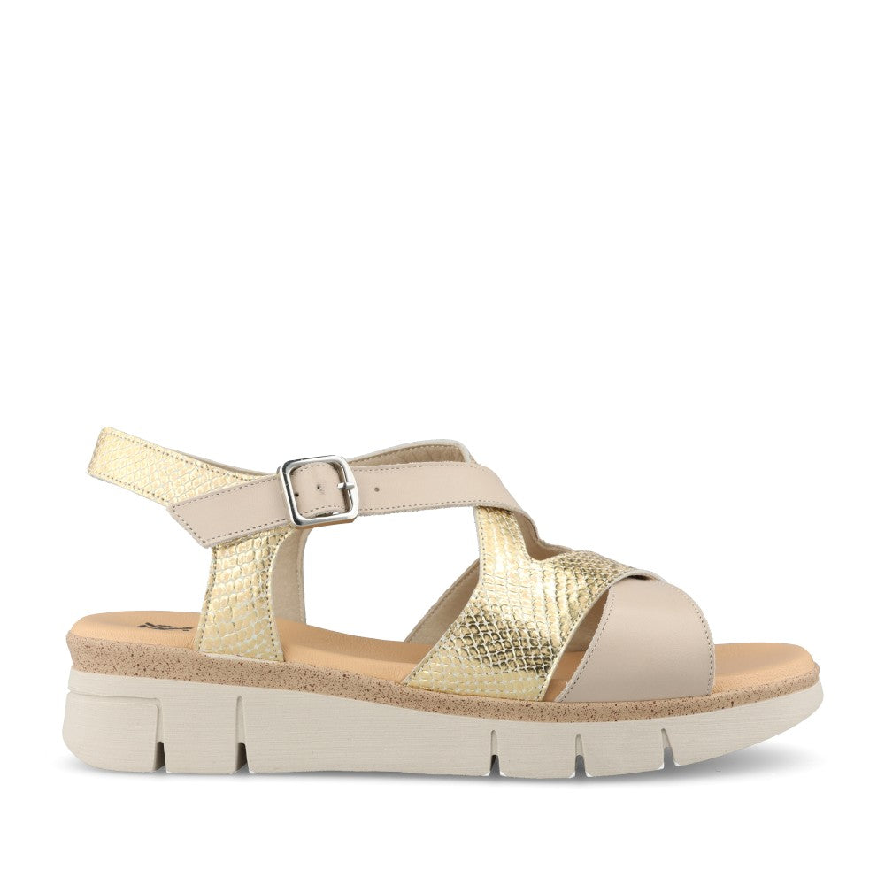 Ladies D9485 Klau Sandal In Champagne