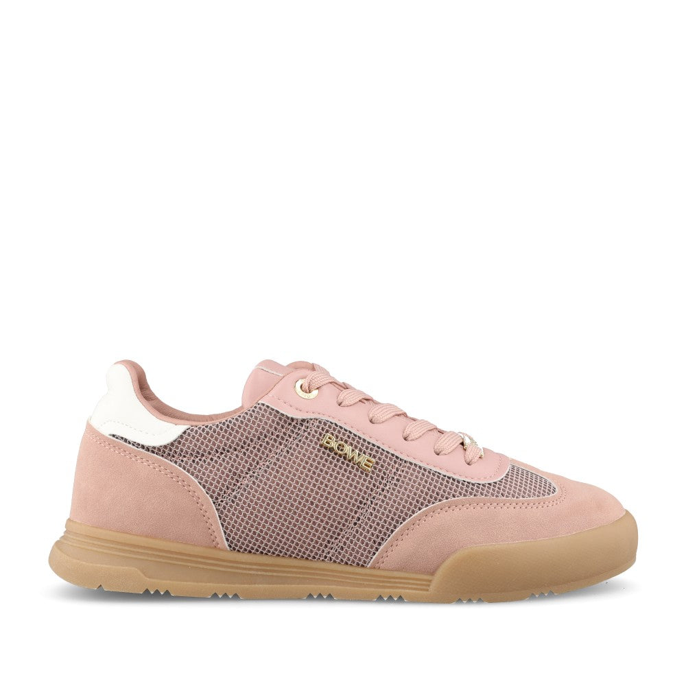 Ladies Hohaia Laced Trainer In Rose