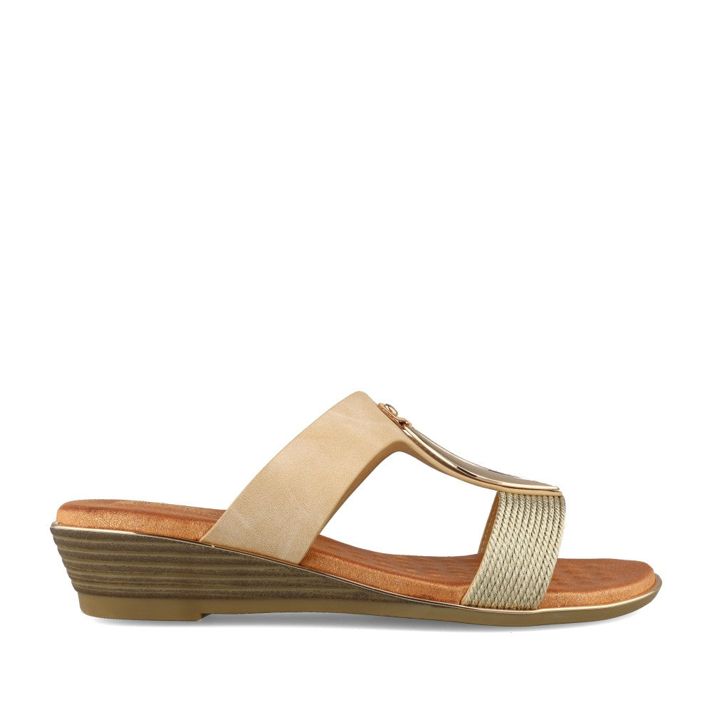 Ladies Porto Jlh434 Mule In Beige