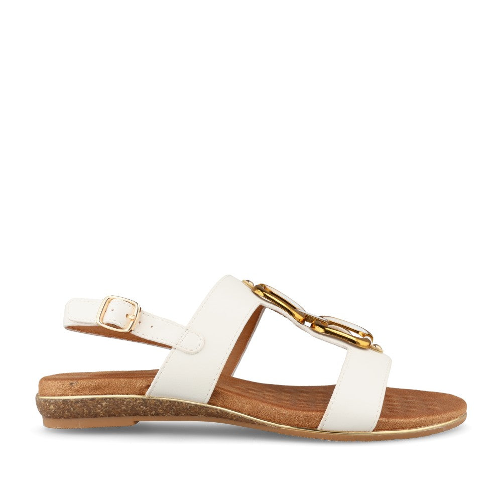 Ladies Darcy Jlh534 Sandal In White