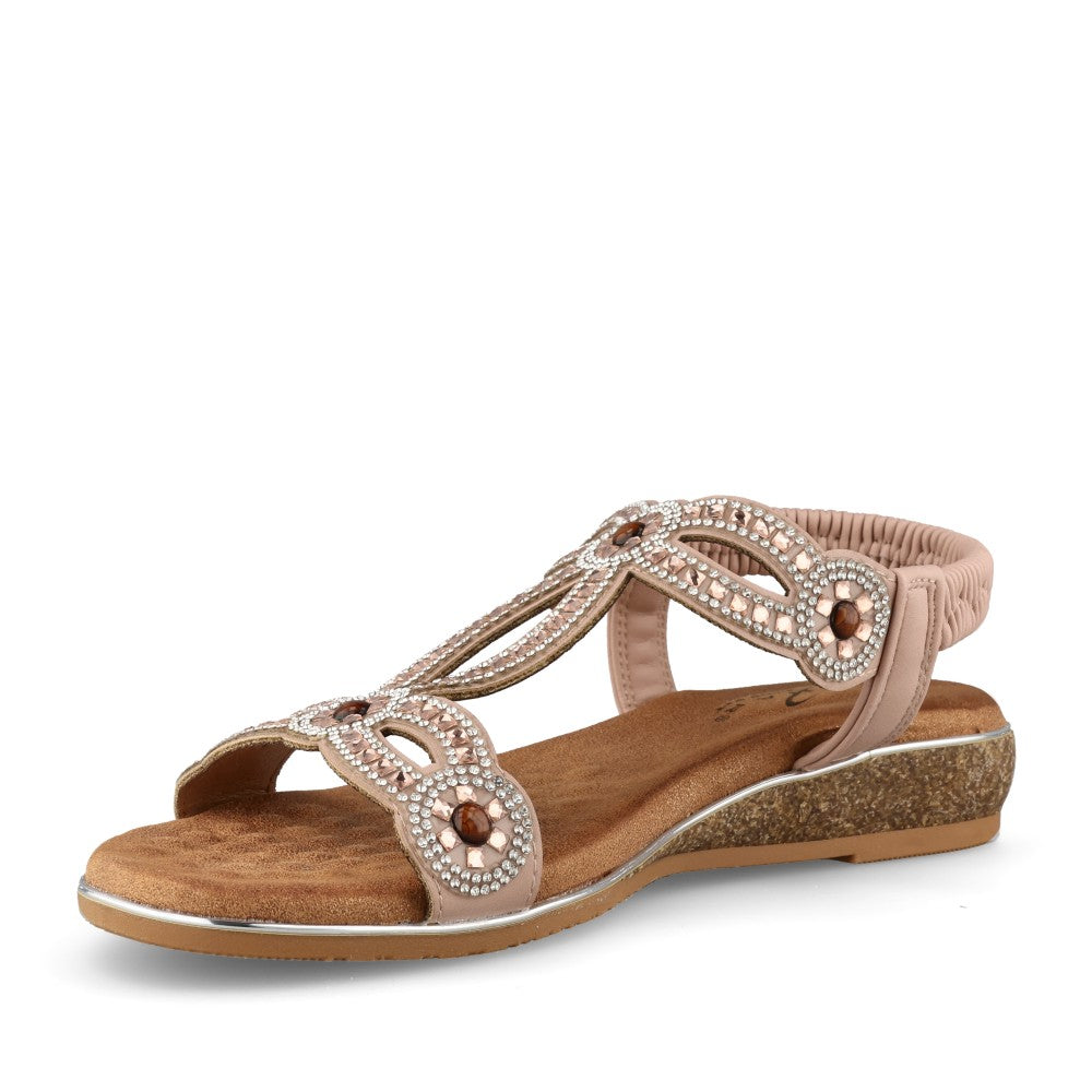 Ladies Jlh616 Indigo E-fit Sandal In Pink