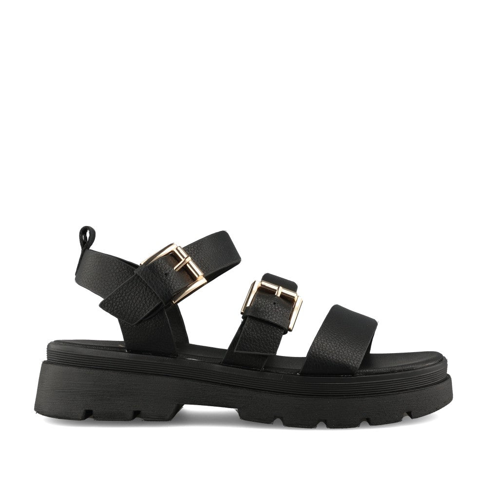 Ladies Something Platform Sandal In Black
