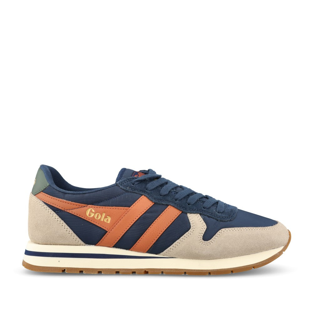 Mens Daytona Cma363 Laced Trainer In Navy