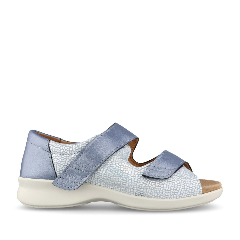 Ladies 75419n Bugle 2v Velcro Shoe In Sky Blue