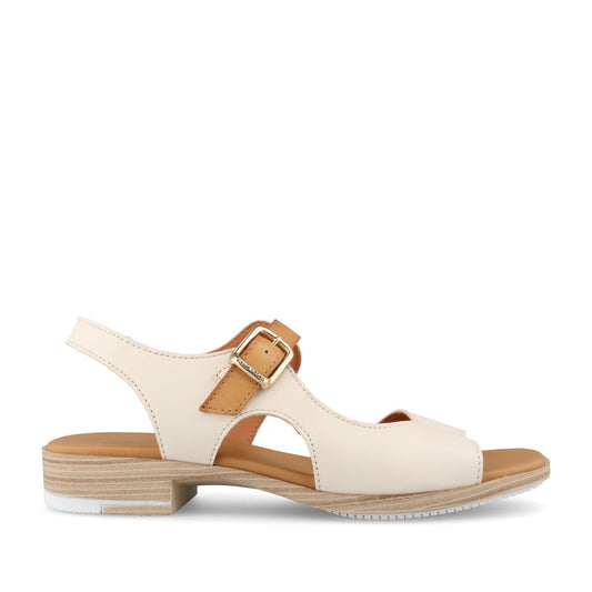 Ladies 9-780 Sling Back Sandal In Cream