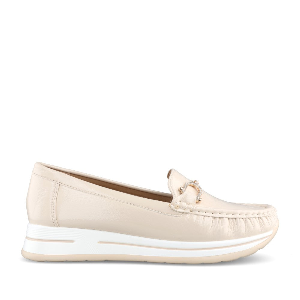 Ladies 3y9468-2 Slip-on Shoe In Beige