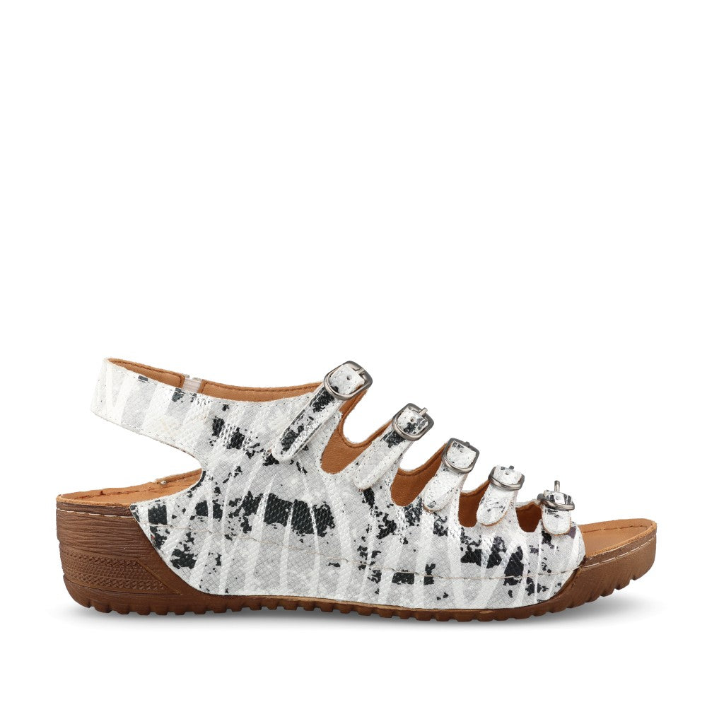 Ladies A8259 Astrid Sandal In Silver