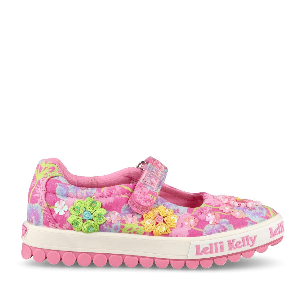 Girls Lk4911 Eloise Dolly Shoe In Fuchsia