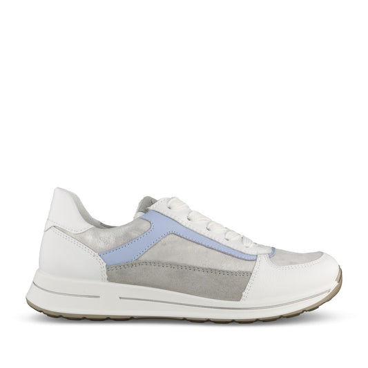 Ladies 12-24826 Osaka 2.0 Laced Trainer In Silver
