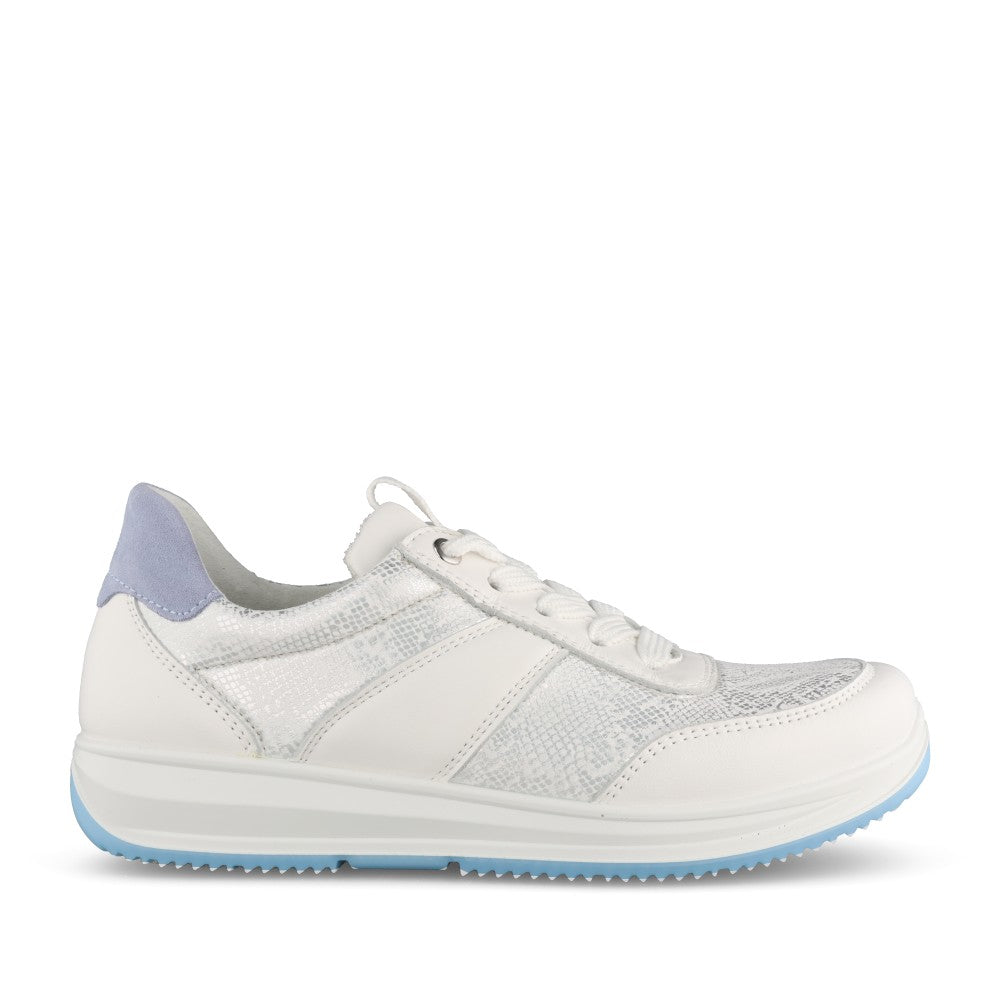 Ladies 12-25532 Osaka 3.0 Laced Trainer In Silver