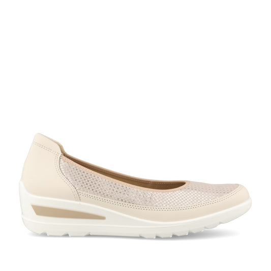 Ladies 12-50664 Zurich Slip-on Shoe In Beige