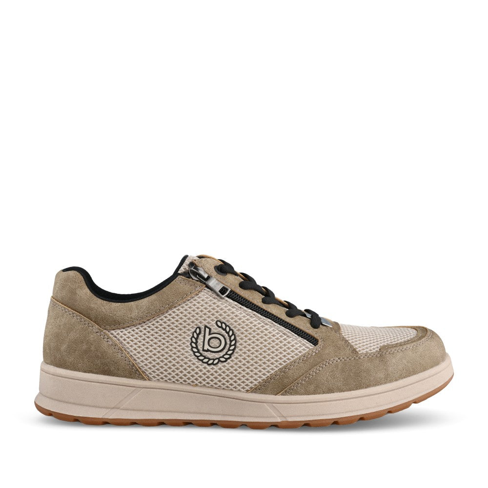 Mens Afb05 Artic Laced Trainer In Beige
