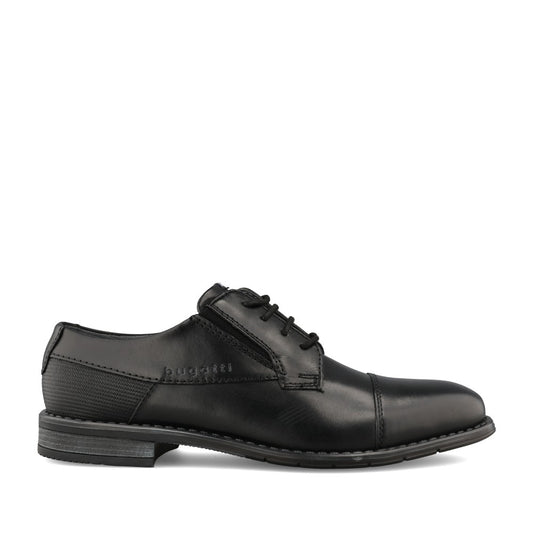 Mens Aqr04 Lerio Comfort Laced Shoe In Black
