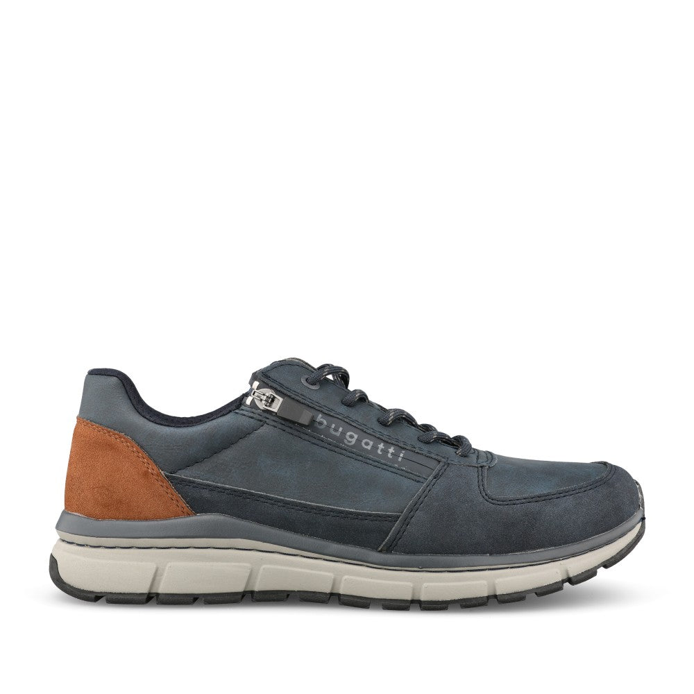 Mens Aos01 Sonic Exko Laced Trainer In Dark Blue