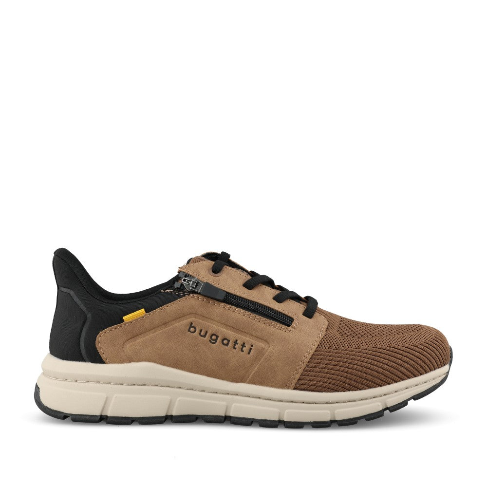 Mens Aos05 Sonic Exko Laced Trainer In Cognac