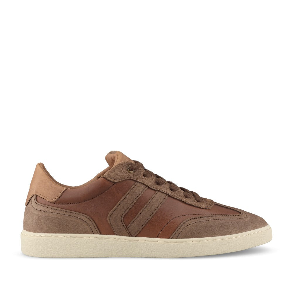 Mens Tizzano Laced Trainer In Brown