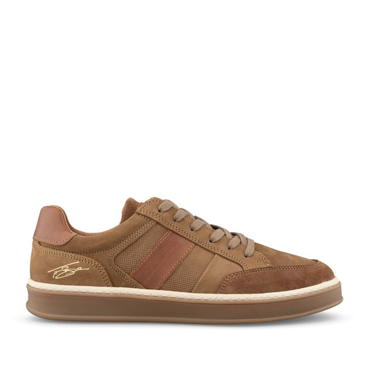 Mens Pietsch Laced Trainer In Tan