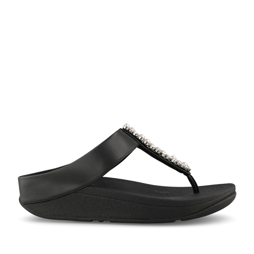 Ladies A2n-001 Fino Toe-post Sandal In Black