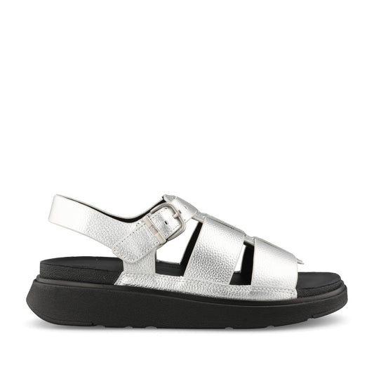 Ladies A3u-011 Gen-ff Fisherman Sandal In Silver