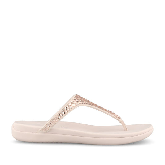 Ladies A5y-c53 Solay Toe-post Sandal In Nude