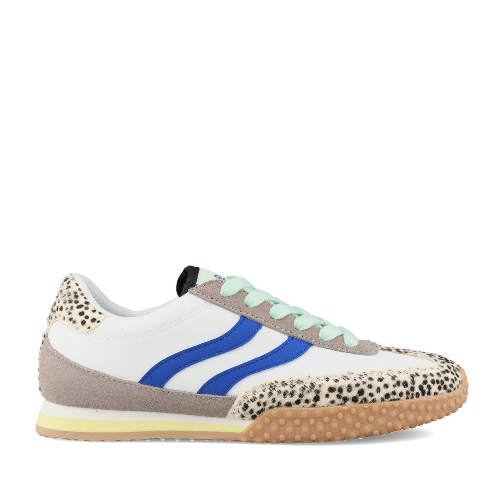 Ladies 78749 Bisling Laced Trainer In Dalmatian