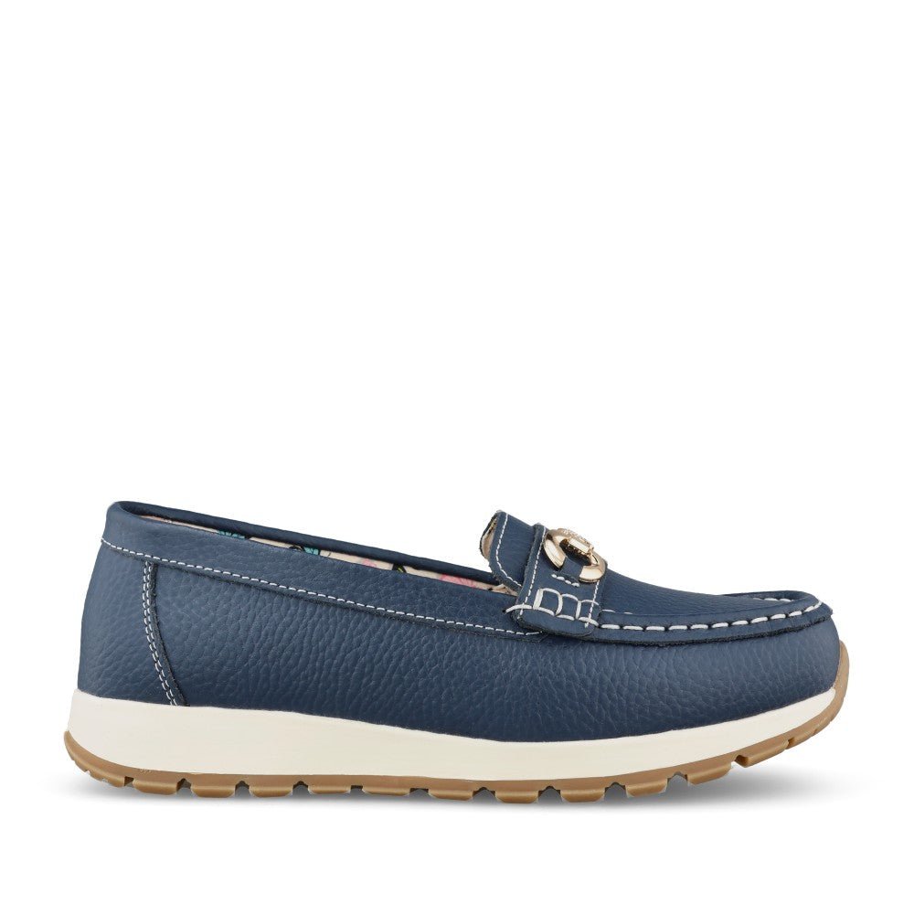 Ladies Casablanca Slip-on Shoe In Navy