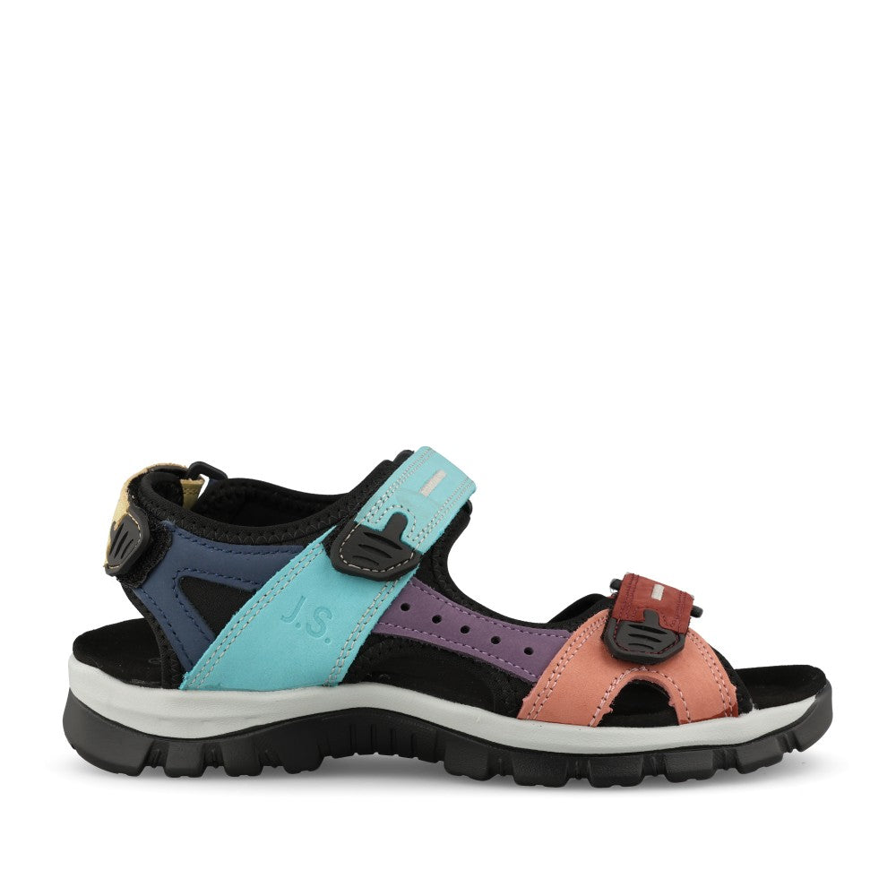 Ladies 263510 Bella 10 Walking Sandal In Multi-colour