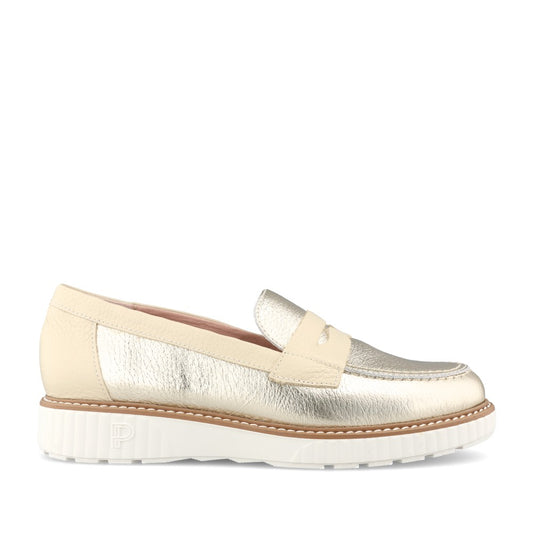 Ladies 11082 Loafer In Gold