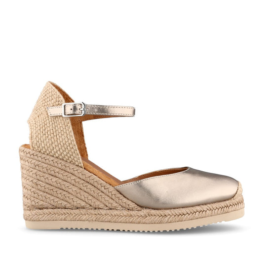 Ladies Castilla Wedge Shoe In Platino