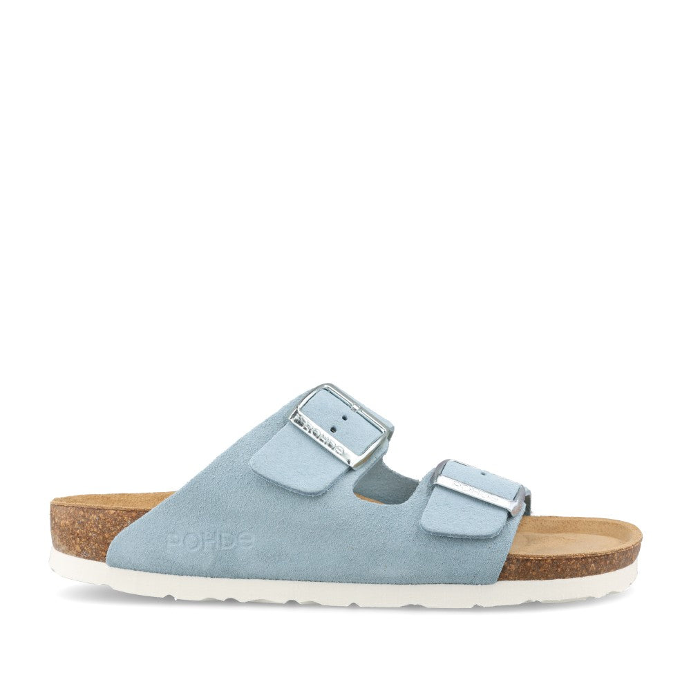 Ladies 5590 Double Strap Sandal In Sky Blue
