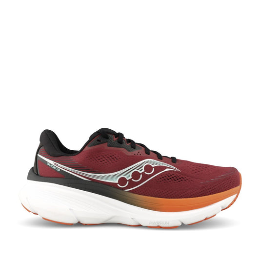 Mens S21058 Laced Trainer In Burgandy