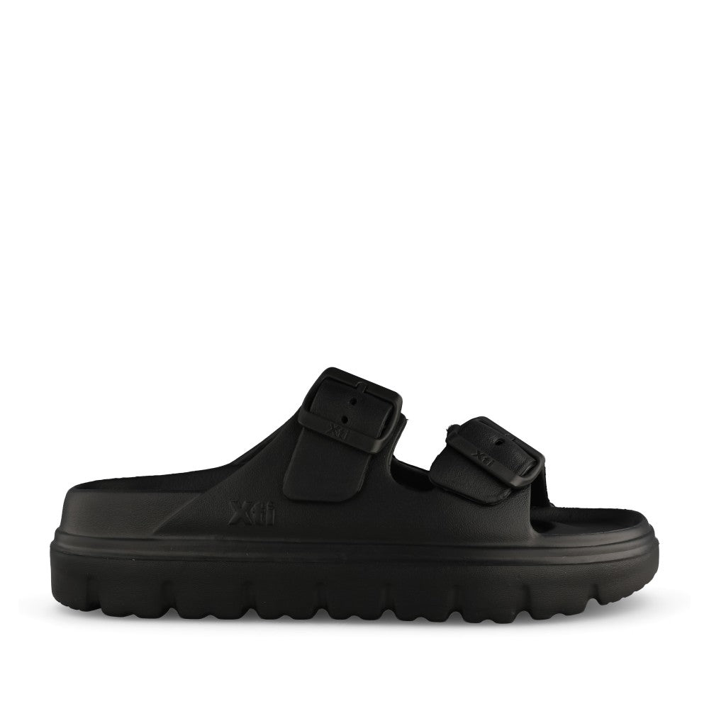Ladies 142550 Double Strap Mule In Black