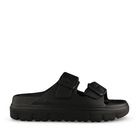 Ladies 142550 Double Strap Mule In Black