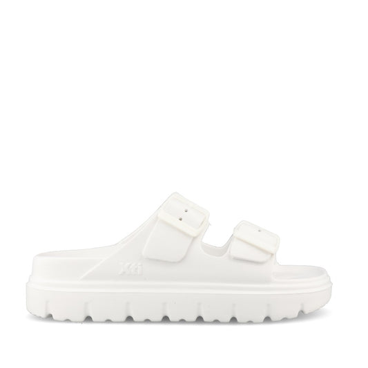 Ladies 142550 Double Strap Mule In White