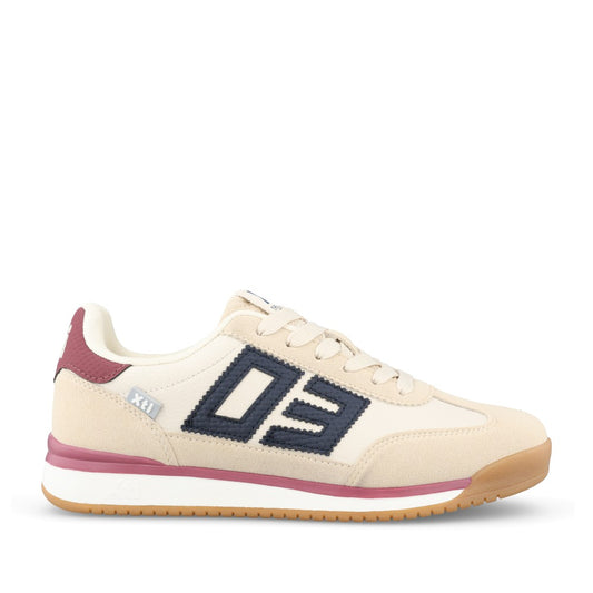 Ladies 145018 Laced Trainer In Sand
