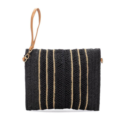 Ladies 184613 Clutch Bag In Black