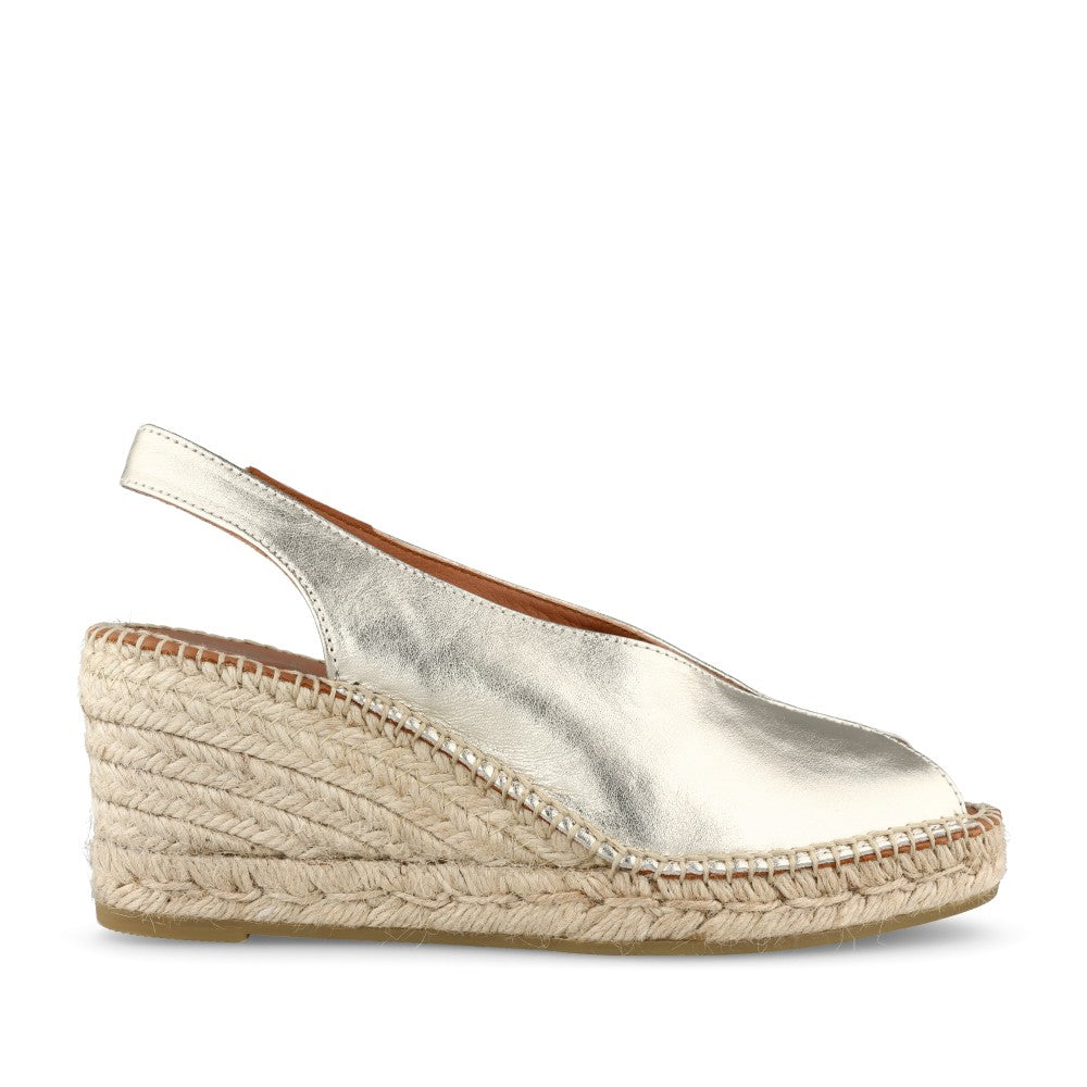 Ladies 2127 Wedge Sandal In Metallic