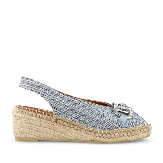 Ladies 2281 Wedge Sandal In Blue