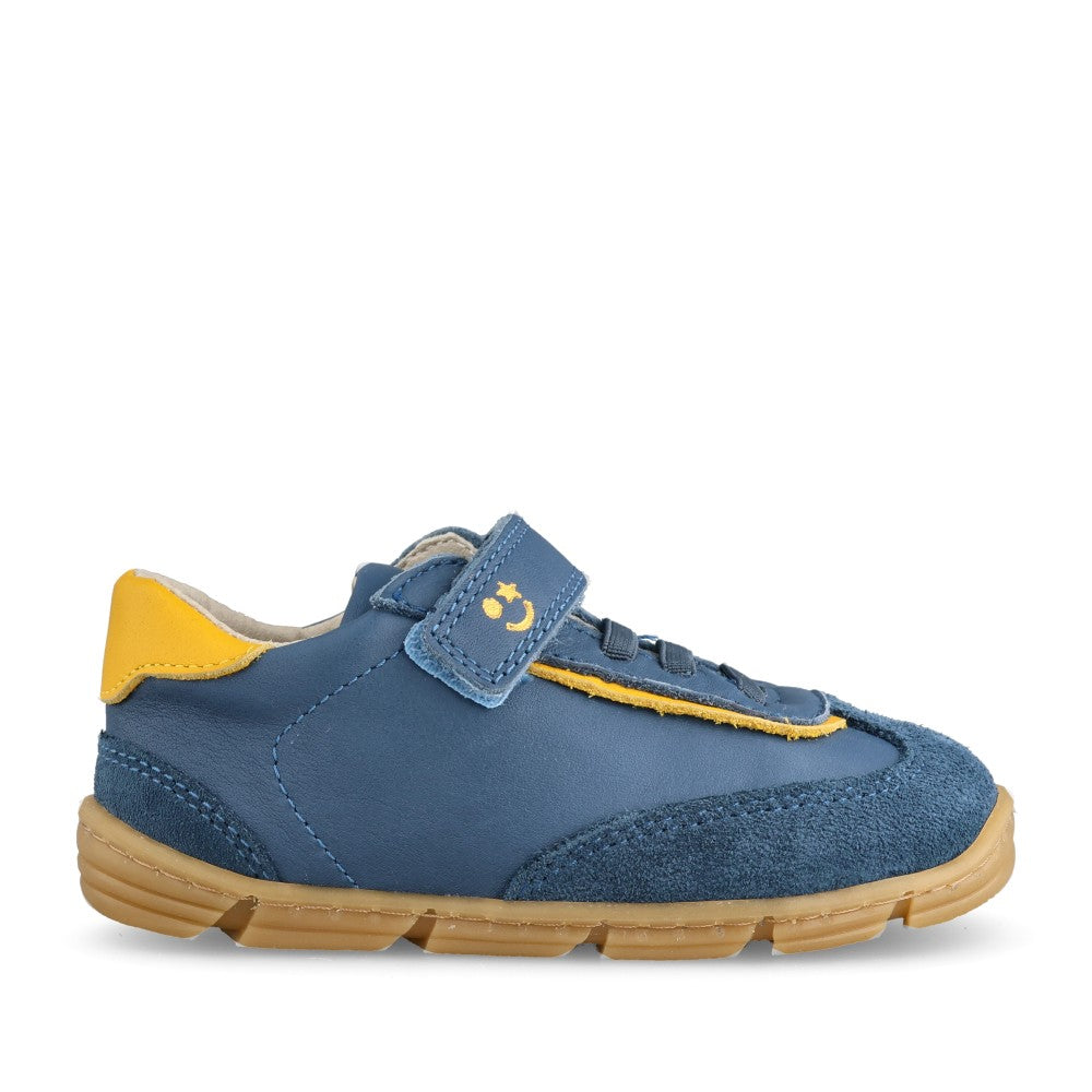 Boys 14040 Velcro Trainer In Denim